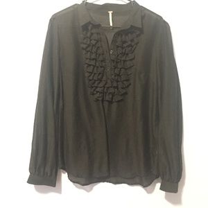 Transparent black top